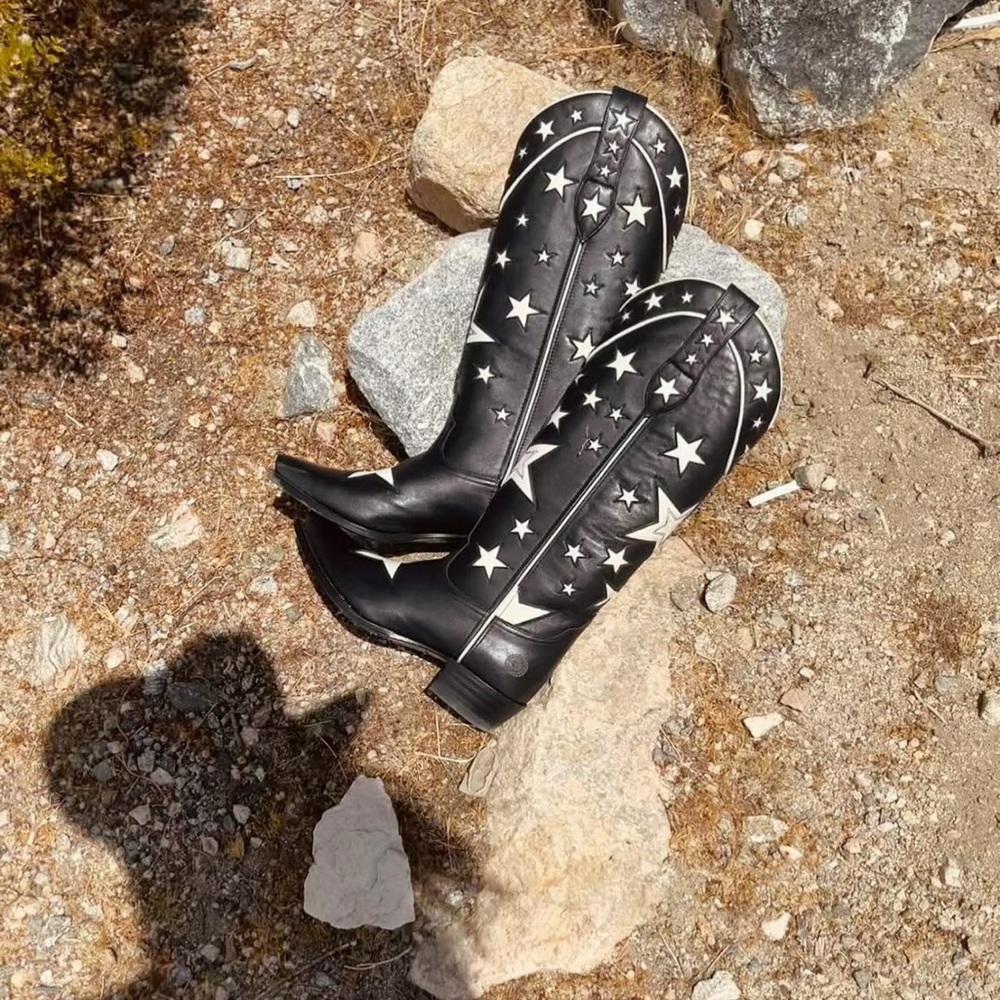 Ranch Road Presidio Liberty Black Boots